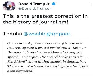 Greatest Correction