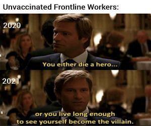 Unvaxxed Frontline Workers