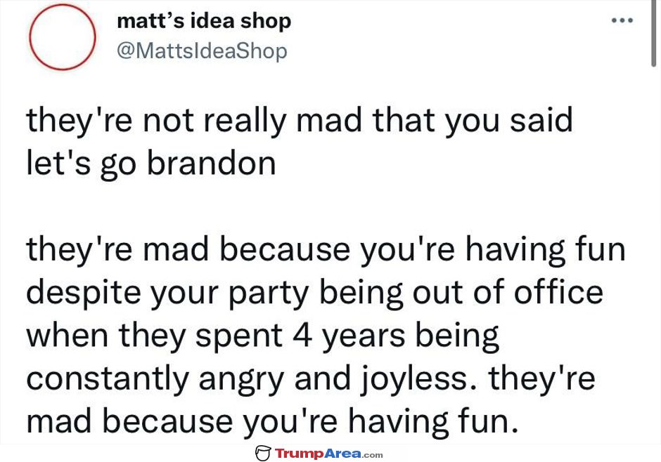 Why They Are Mad