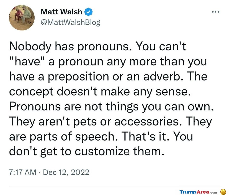 Nobody Has Pronouns
