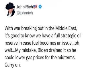 With The War In The Middle East