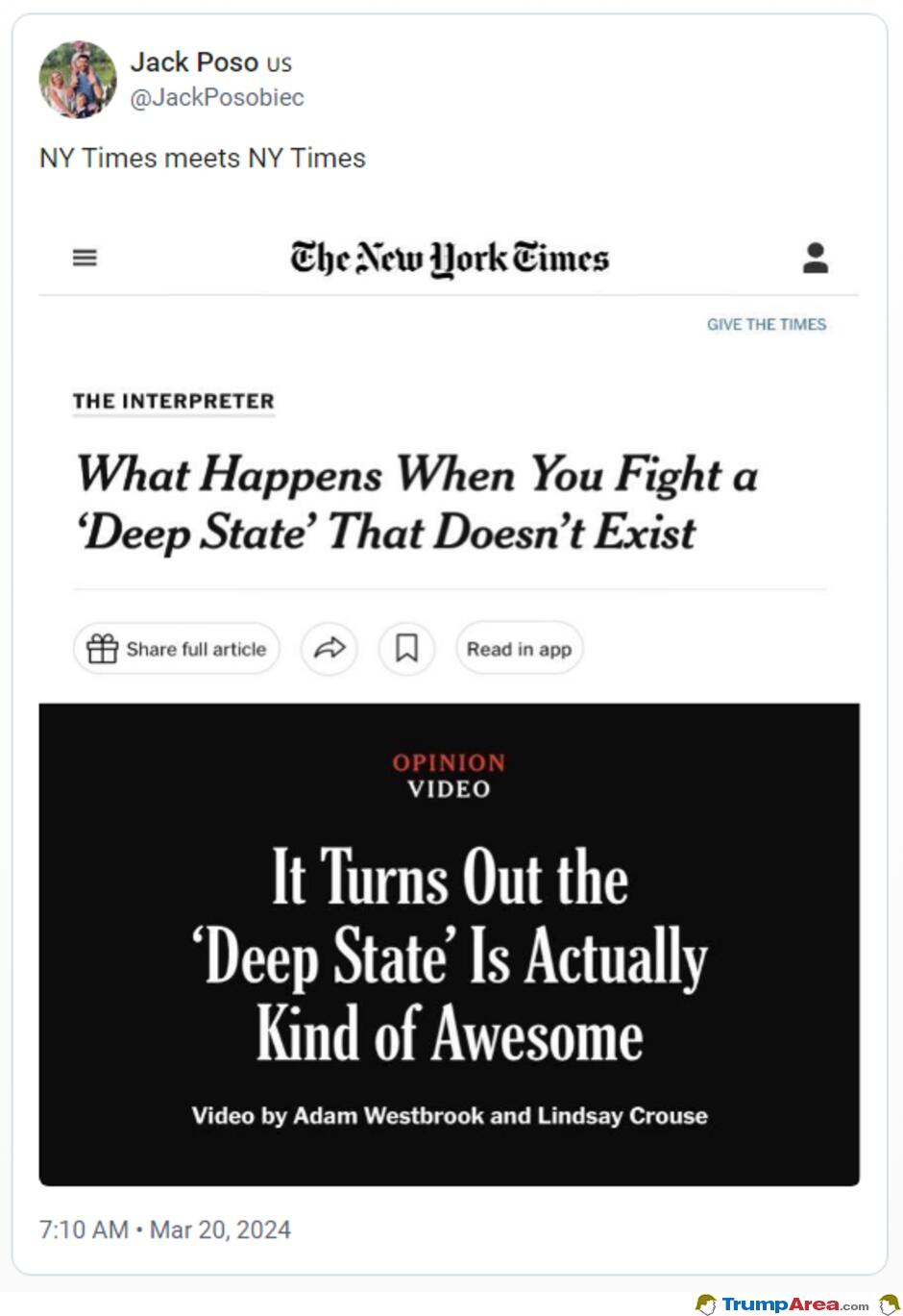 NY times meet the NY times