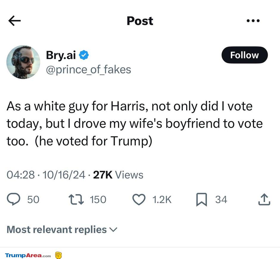 White Guy For Harris