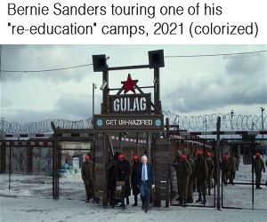 Bernie on a tour