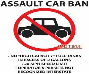 Assault Car Ban Now