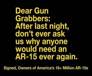 Dear Gun Grabbers